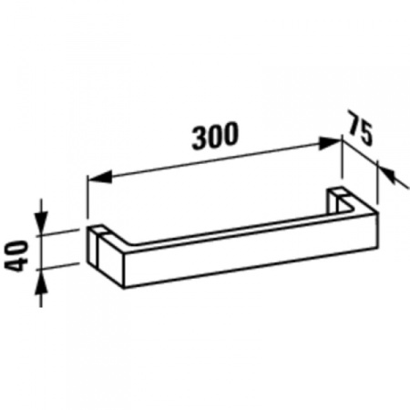 Полотенцедержатель Laufen Kartell 3.8133.0.083.000.1