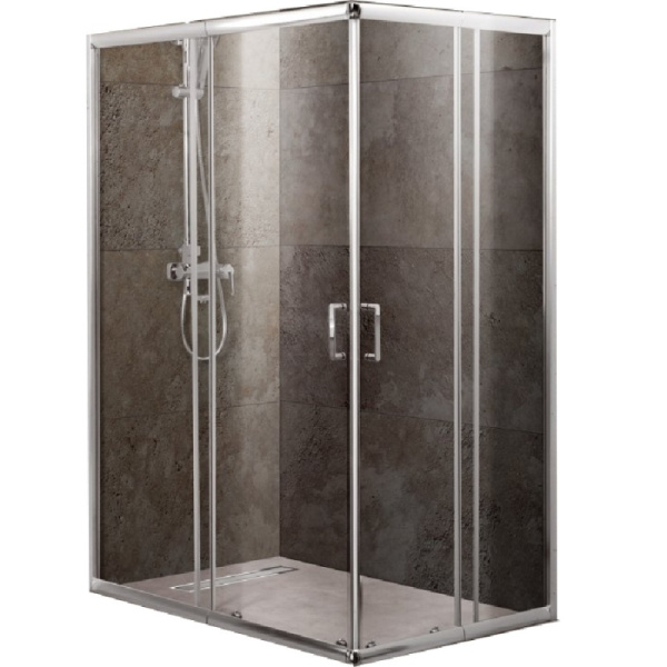 Боковая панель (90х190) BelBagno UNIQUE-90-FIX-C-Cr