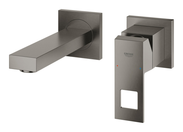 Смеситель для раковины встраиваемый Grohe Eurocube 19895 AL0 (19895AL0) темный графит матовый