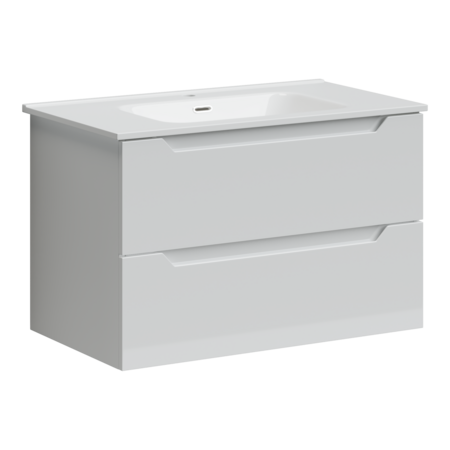 Тумба под раковину Sancos  Norma 2.0 NR2.080W белый глянец
