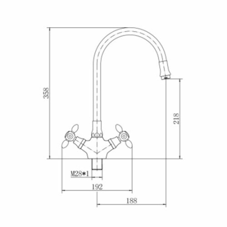Смеситель для кухни FASHUN A44127-7