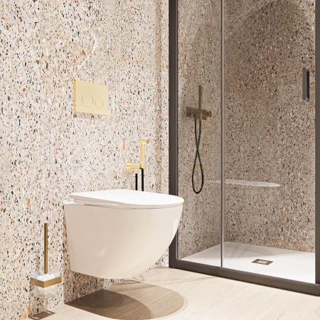 Унитаз подвесной безободковый Veconi Moro XL VMO-52T с сиденьем микролифт, торнадо