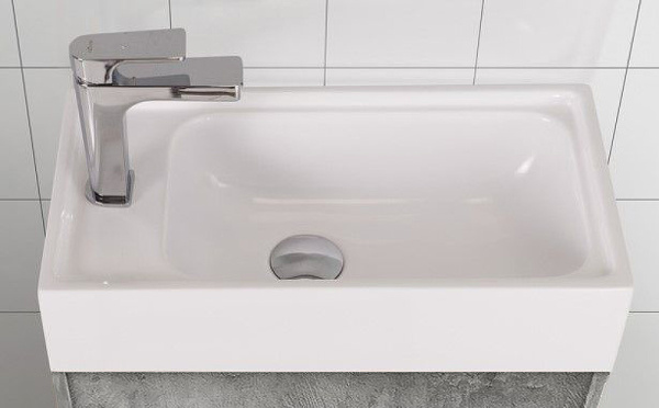 База под раковину Art&max Family-400-1D-SO-CV Cemento Veneto