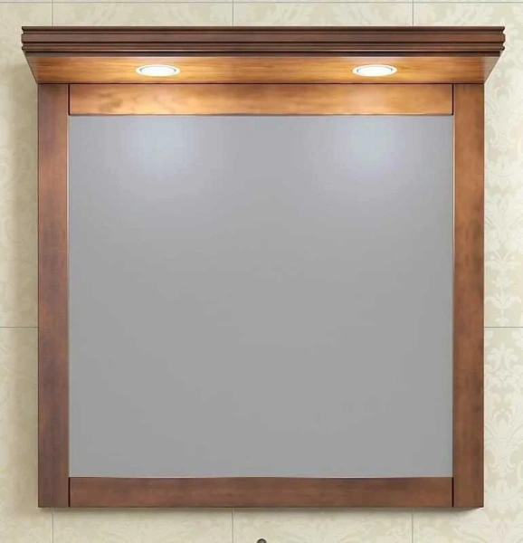 Зеркало Opadiris Мираж 80 Z0000006875  светлый орех