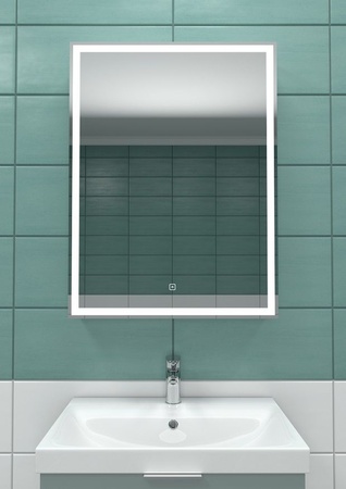 Зеркало-шкаф с подсветкой Art&Max TECHNO AM-Tec-550-800-1D-R-DS-F