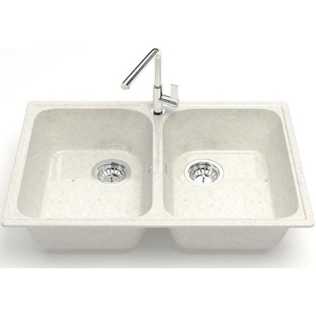 Кухонная мойка Marrbaxx Скай Z260 Z260Q007 хлопок белый