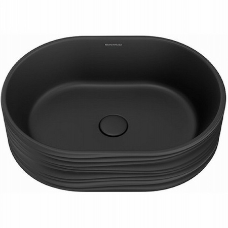 Раковина накладная (53х38) Kerama Marazzi Artbasin SA.wb.50\BLK.M