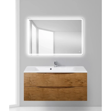 Тумба  под раковину подвесная с двумя выкатными ящиками BelBagno MARINO-1100-2C-SO-RN-P Rovere Nature