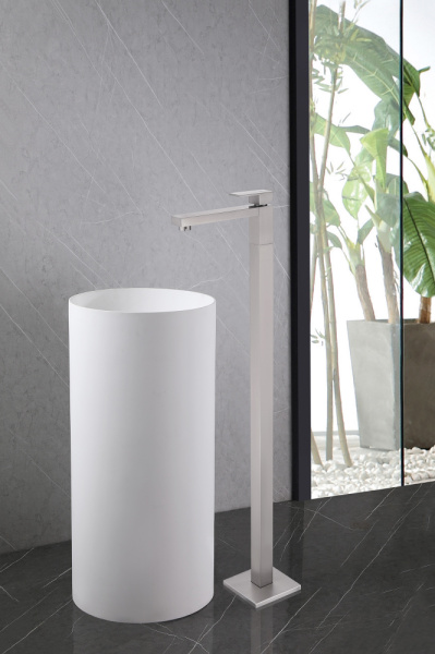 Смеситель ABBER Daheim AF8241SP напольный для раковины, сатин