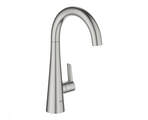 Вертикальный вентиль для подачи фильтрованной воды GROHE Zedra 30026 DC2 (30026DC2) суперсталь