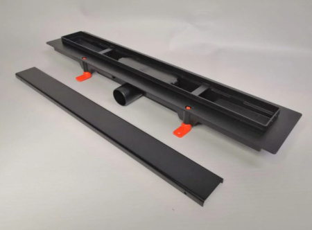 Душевой лоток Veconi Klasik Black 450 V450KB