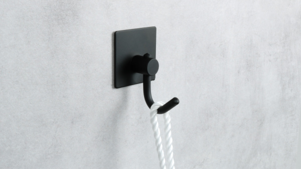 Крючок одинарный - 2 штуки, черный Fixsen Equipment FX-560B