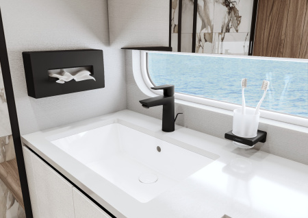Держатель бумажных полотенец Hansgrohe AddStoris 41774670 черный матовый