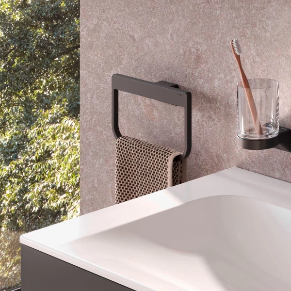 Полотенцедержатель кольцо KEUCO Aveno 14621370000 черный