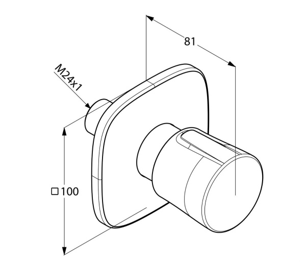 Переключатель на 2 положения Kludi Ambienta 538470575