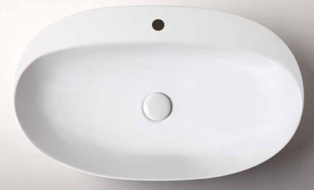 Раковина накладная Azzurra Elegance Circle ELLA060420CMBI/(ECI60M bi)*1