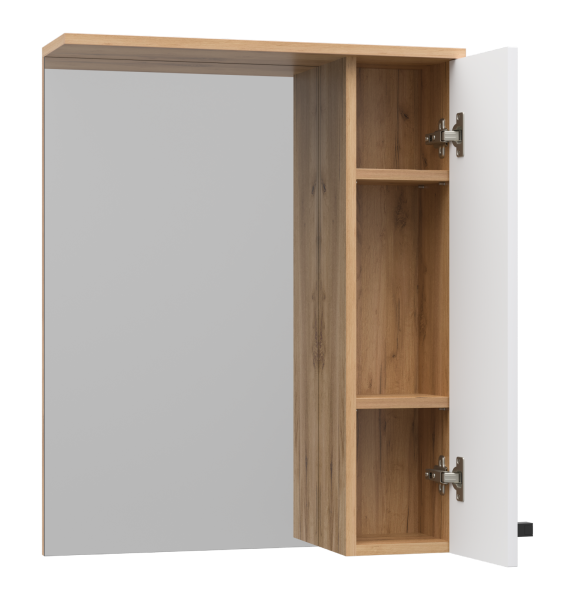 Зеркало-шкаф (60х75) Misty Крафт 60 правый П-Кра-02060-011П