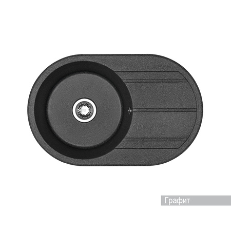 Кухонная мойка Aquaton Амира 1A712932AI210 графит