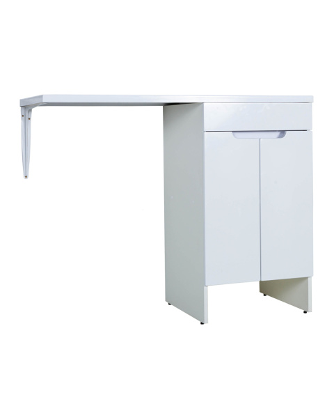 Тумба напольная с правой раковиной 110 см под стиральную машину Orange Sistema STD-110TUW+RAR белый