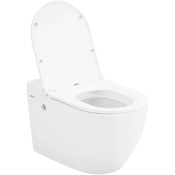 Унитаз ABBER Bequem AC1108P импульсный подвесной белый, безободковый