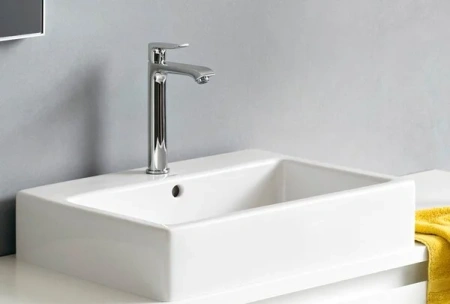 Смеситель для раковины с донным клапаном Hansgrohe Metris 31082000 хром