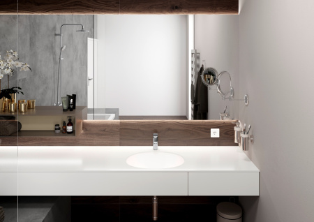 Смеситель для раковины с донным клапаном Hansgrohe Vernis Blend 71571000 хром