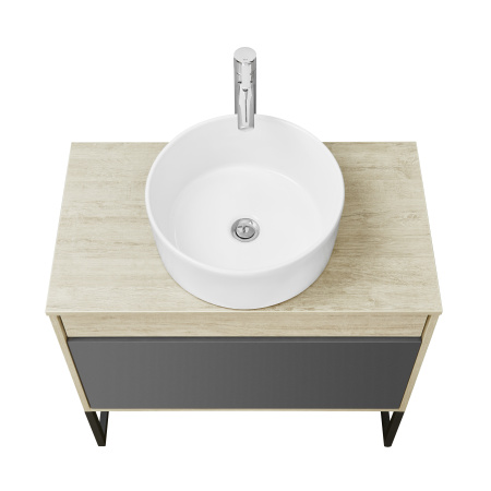 Тумба под раковину Aquaton Лофт Урбан 80 1A247601LQX60