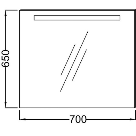 Зеркало Jacob Delafon Parallel EB1412-NF