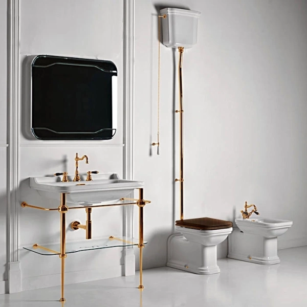 Бачок высокий для унитаза Kerasan Waldorf 418001 без трубы и механизма слива