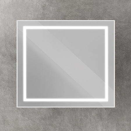 Зеркало (90х80) BelBagno Kraft SPC-KRAFT-900-800-SENS-AL с подсветкой