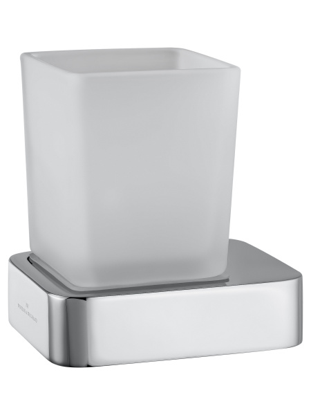 Стакан для зубных щеток с держателем WONZON & WOGHAND LOTTE, хром WW-8321