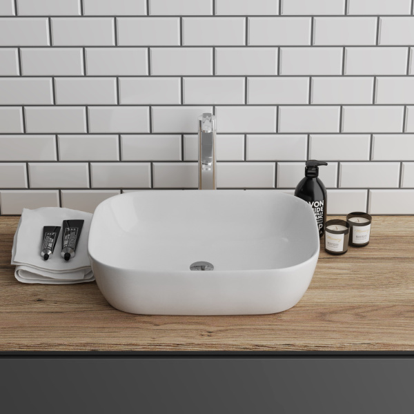 Раковина накладная (50,5х40,5) Grossman Style GR-3020, белый