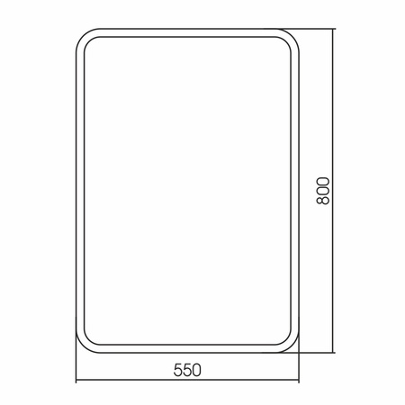 Зеркало (55х80) Silver Mirrors   Сальса ФР-00002398