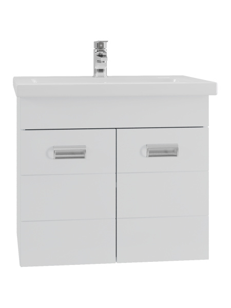 Тумба с раковиной Orange Таис TP2-TUW+RA подвесная, белый