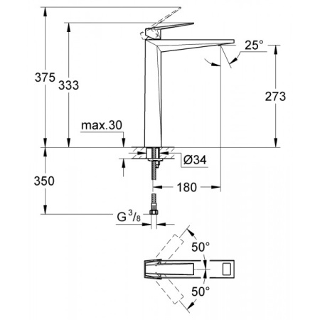 смеситель для раковины Grohe 23114A00