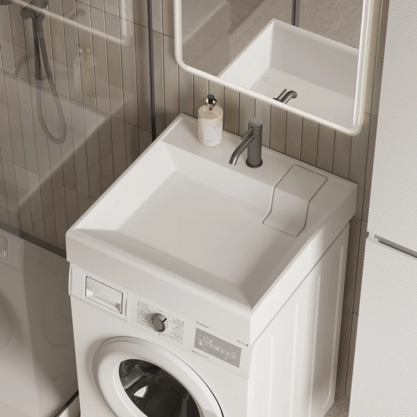 Раковина над стиральной машиной (60х60) Ceramica Nova Quattro CN0101