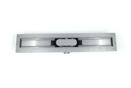 Душевой лоток Timo 60см с решеткой SINGLE GAP из нержавеющей стали Smart SM-GG60-LS40(DRY)