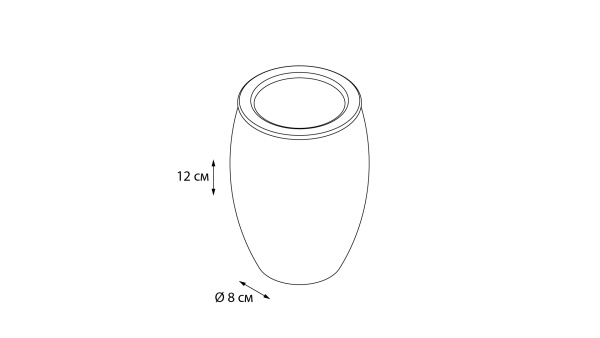 Стакан для зубных щеток FIXSEN DECO FX-280-3