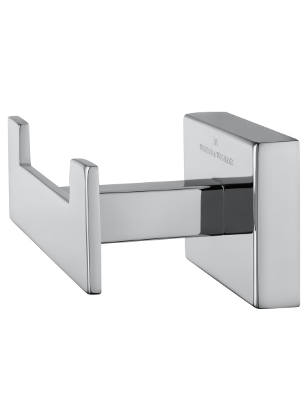Двойной крючок для ванной WONZON & WOGHAND FLAT, хром WW-9725