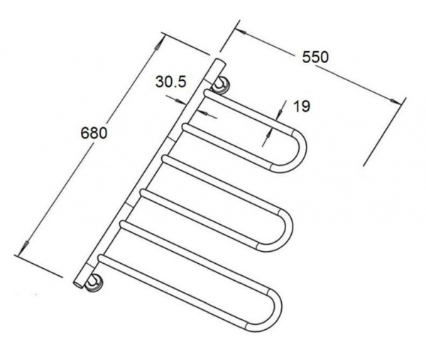 Полотенцесушитель электрический, бронза Zorg ZR 009 Полотенцесушитель электрический, бронза Zorg ZR 009