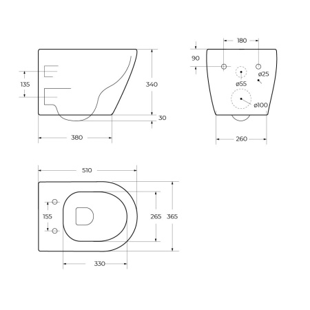 Комплект унитаза с инсталляцией BelBagno CZR-6601-TH-TOR/CZR-2316-SC/BB026/BB081CR
