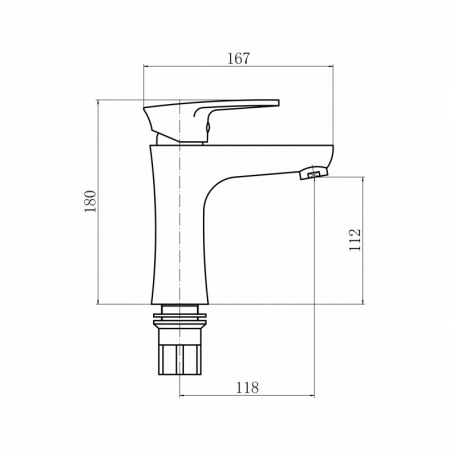 Смеситель для раковины PLStart (PL1005-7)