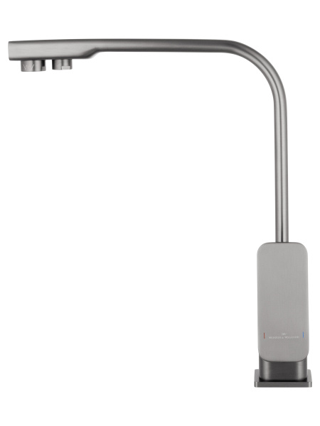 Смеситель для кухни с подключением фильтра WONZON & WOGHAND, темный графит WW-88458004-BGM Смеситель для кухни с подключением фильтра WONZON & WOGHAND, темный графит WW-88458004-BGM