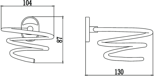 Держатель для фена Savol 70 S-007056