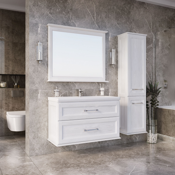 Пенал ASB-Woodline Венеция 11965 (белый)