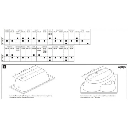 Ножки для ванн Sanindusa 810