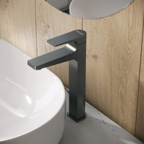 Смеситель для раковины высокий Grossman Classic 520.K35.04.420 графит сатиновый Смеситель для раковины высокий Grossman Classic 520.K35.04.420 графит сатиновый