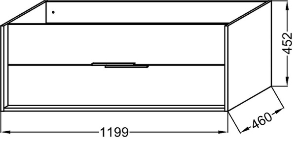 Тумба под раковину Jacob Delafon Vivienne 120 EB1509-E52-N18