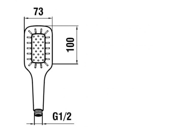 Душевая лейка Laufen MyCity 3.6198.3.004.151.1
