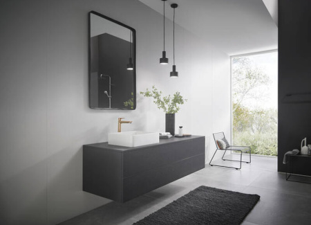 Смеситель для раковины без донного клапана Hansgrohe Talis E 71717140 шлифованная бронза